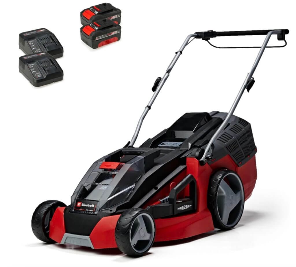 Einhell Akku-Rasenmäher GE-CM 43 Li M Kit Power X-Change – 34% Rabatt