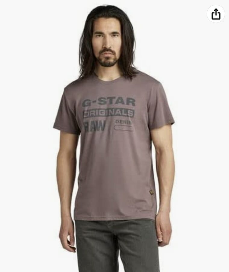 G-Star RAW Herren Shirt mit Print – 45% Rabatt