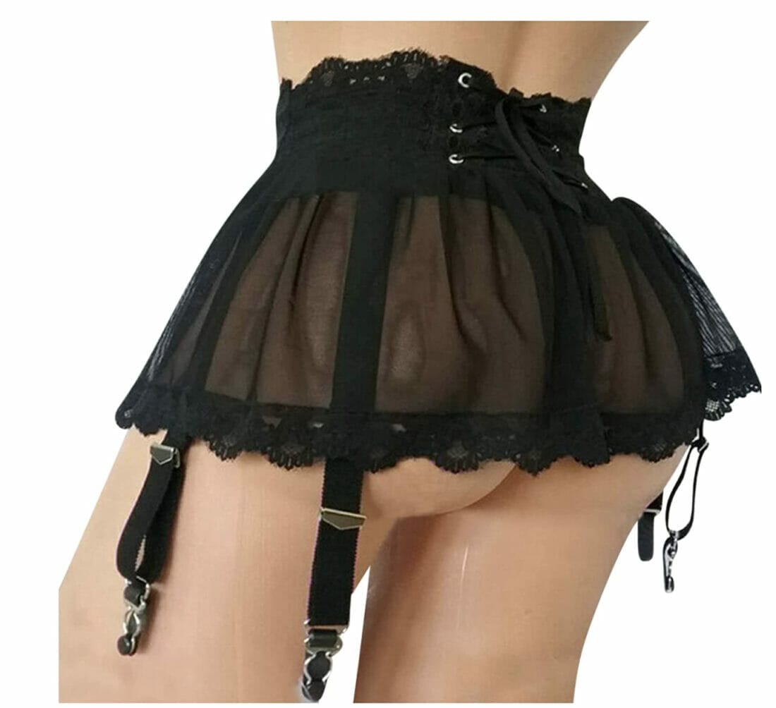 Damen Spitzen Dessous Rock – 50% Rabatt