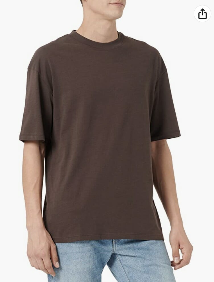 JACK & JONES Male T-Shirt in Boxy Fit – 55% Rabatt