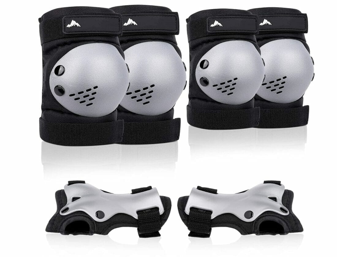 GIEMIT Kinder Knie und  Ellenbogenschutz Protektoren Set – 40% Rabatt