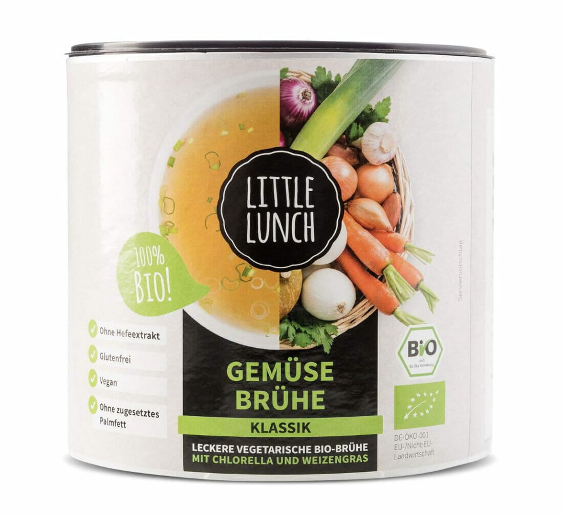 Little Lunch Bio Brühe Gemüsebrühe Klassik – 20% Rabatt + 5% Spar-Abo + 20% Rabatt auf die erste Bestellung