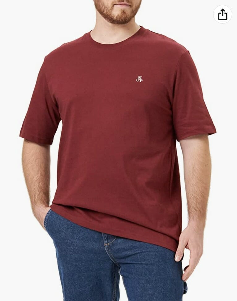 Marc O’Polo Herren T-Shirt in Rot – 42% Rabatt