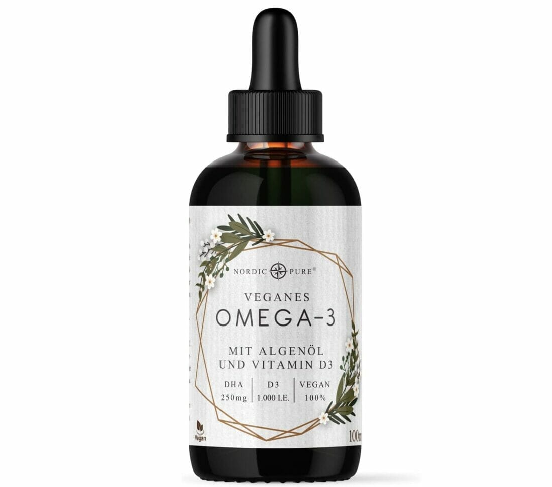 Veganes Omega 3 Algenöl Präparat – 50% Rabatt