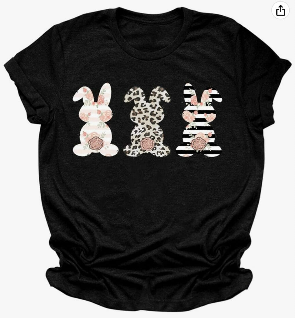 Allegorly Damen Oster T-Shirt – 50% Rabatt