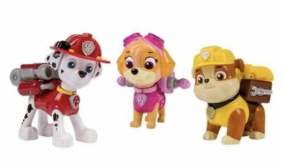 PAW PATROL Action Pack Pup Figuren 3er Set Version 1 Marshall Rubble Skye1
