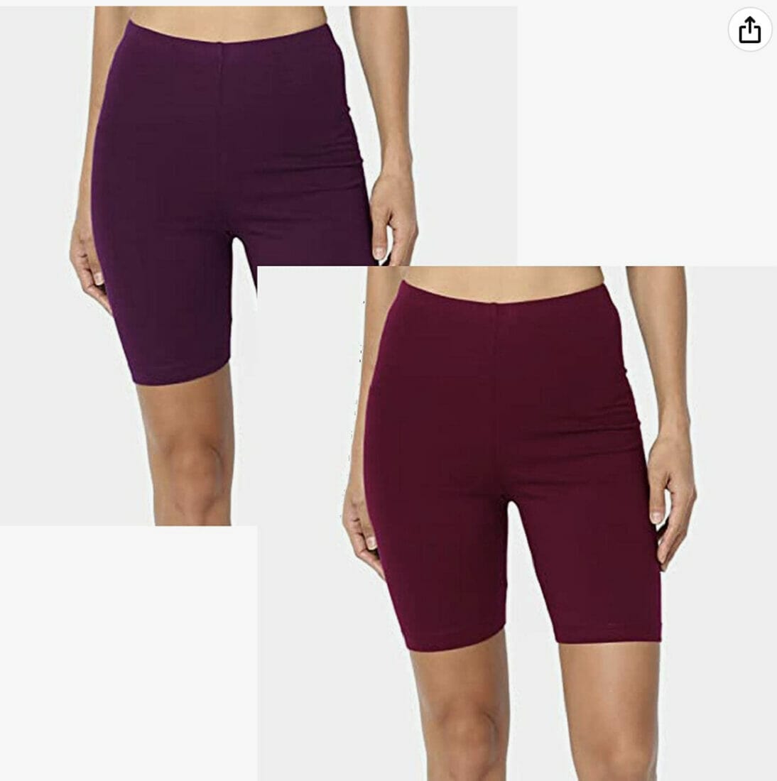 HEVÜY Damen Shorts im Doppelpack – 50% Rabatt