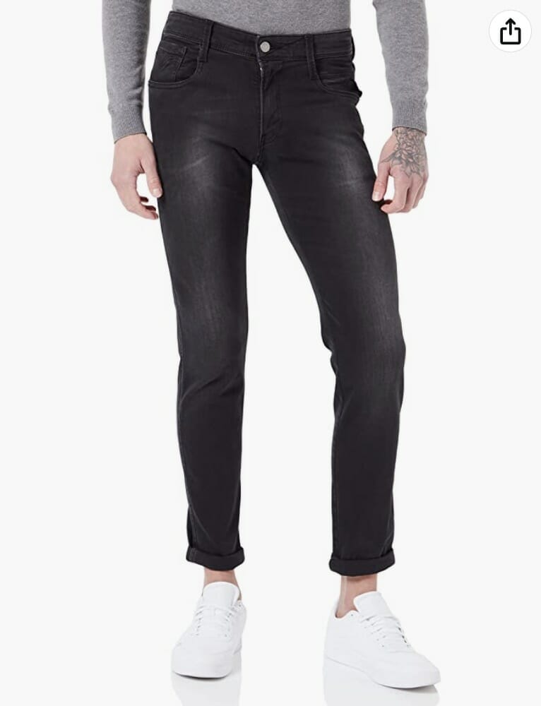 Replay Herren Anbass Grey Jeans – 58% Rabatt