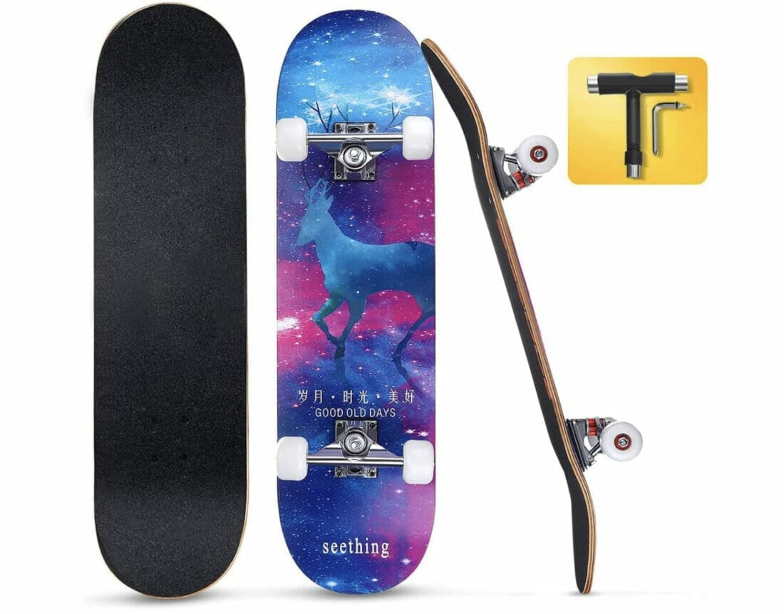 BRGOOD Skateboard für Anfänger – 50% Rabatt
