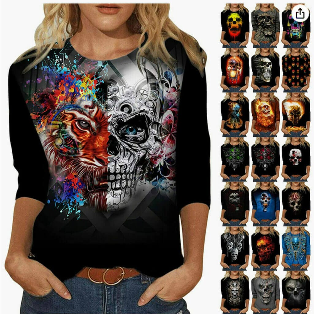 Komiseup T-Shirt für Damen – 50% Rabatt