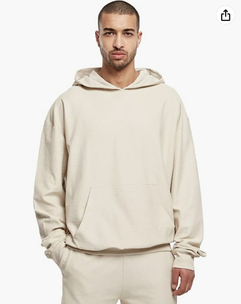 Urban Classics Rib Terry Boxy Hoody – 45% Rabatt