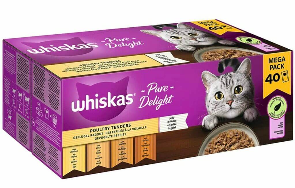 Whiskas 1+ Katzennassfutter Ragout 40er Pack – 43% Rabatt