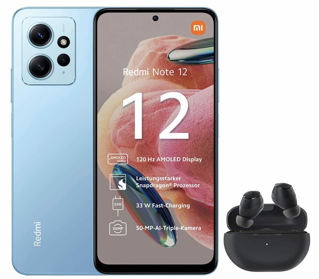 Xiaomi Redmi Note 12 4G + Earbuds – 20% Gutschein
