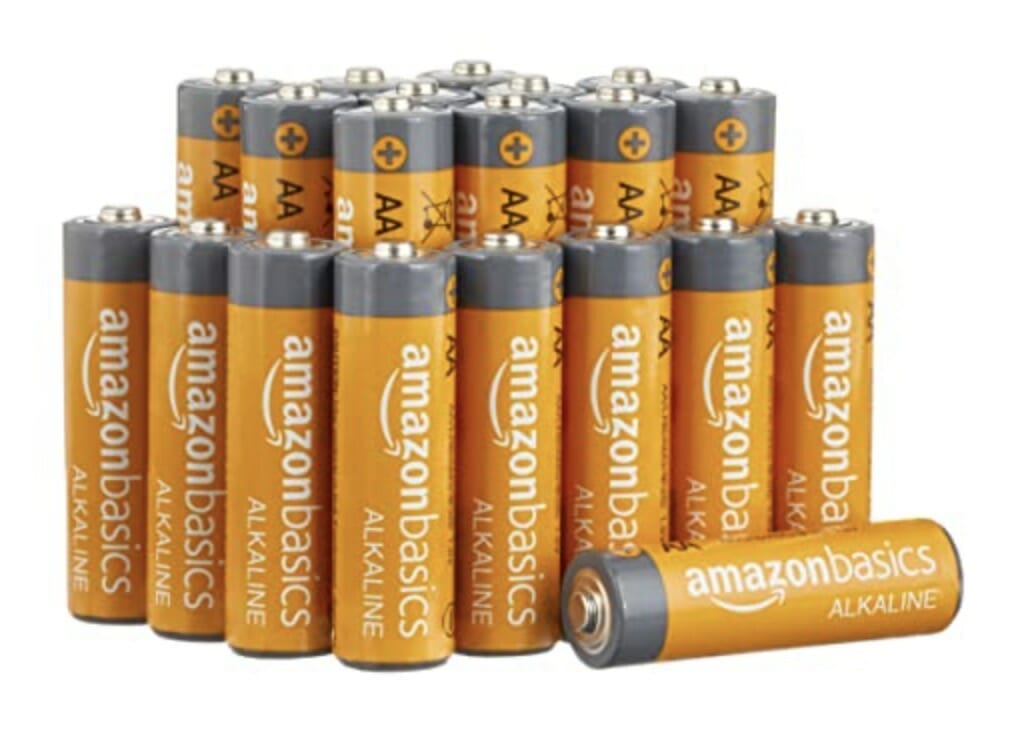Amazon Basics AA-Alkalibatterien, leistungsstark, 1,5 V, 20 Stück – 38% Rabatt