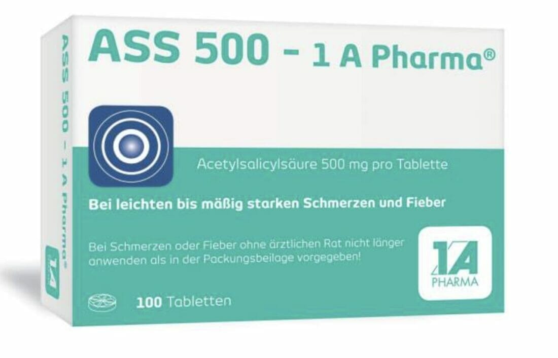 Ass 500 1A Pharma 100 Tabletten – 24% Rabatt