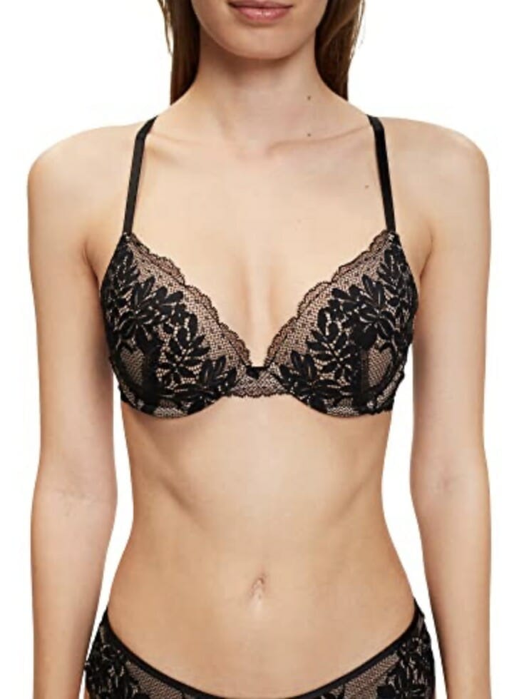 ESPRIT Push-up-BH mit Spitze – 77% Rabatt