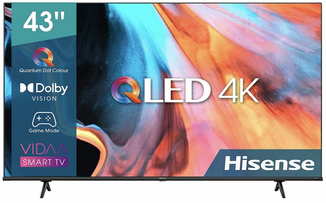 Hisense 43E7HQ QLED Smart-TV 43 Zoll – 40% Rabatt