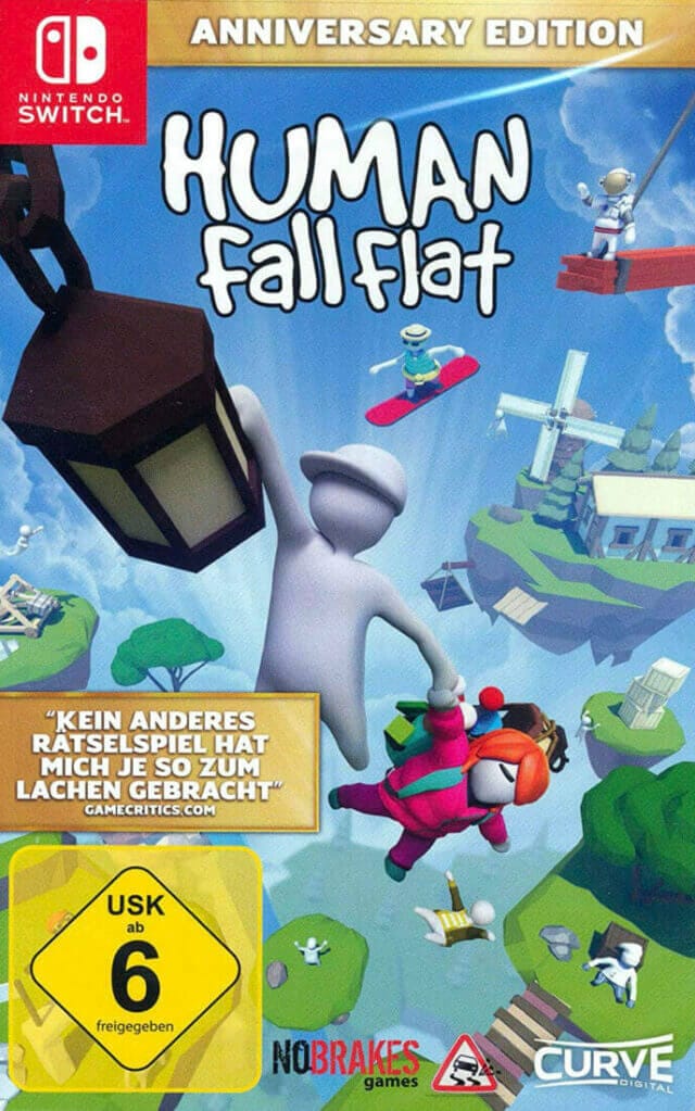 Human: Fall Flat – Anniversary Edition Nintendo Switch – 37% Rabatt