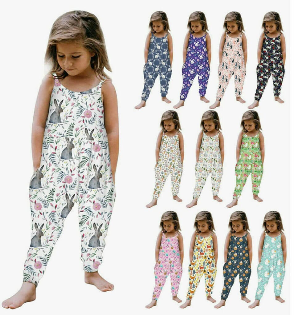 Kinder Jumpsuit Overall in verschiedenen Farben – 70% Rabatt