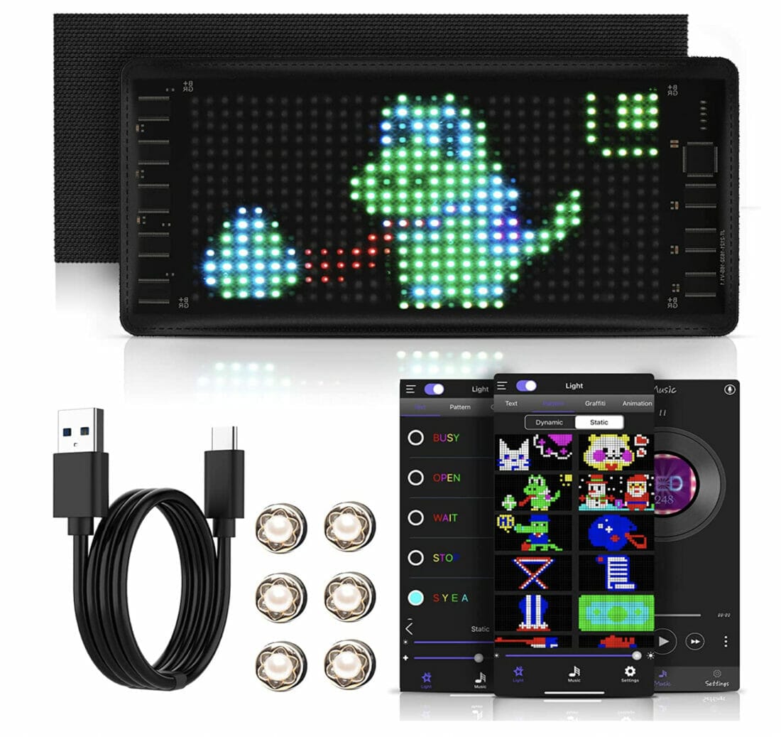 Mini RGB LED Laufschrift – 50% Rabatt