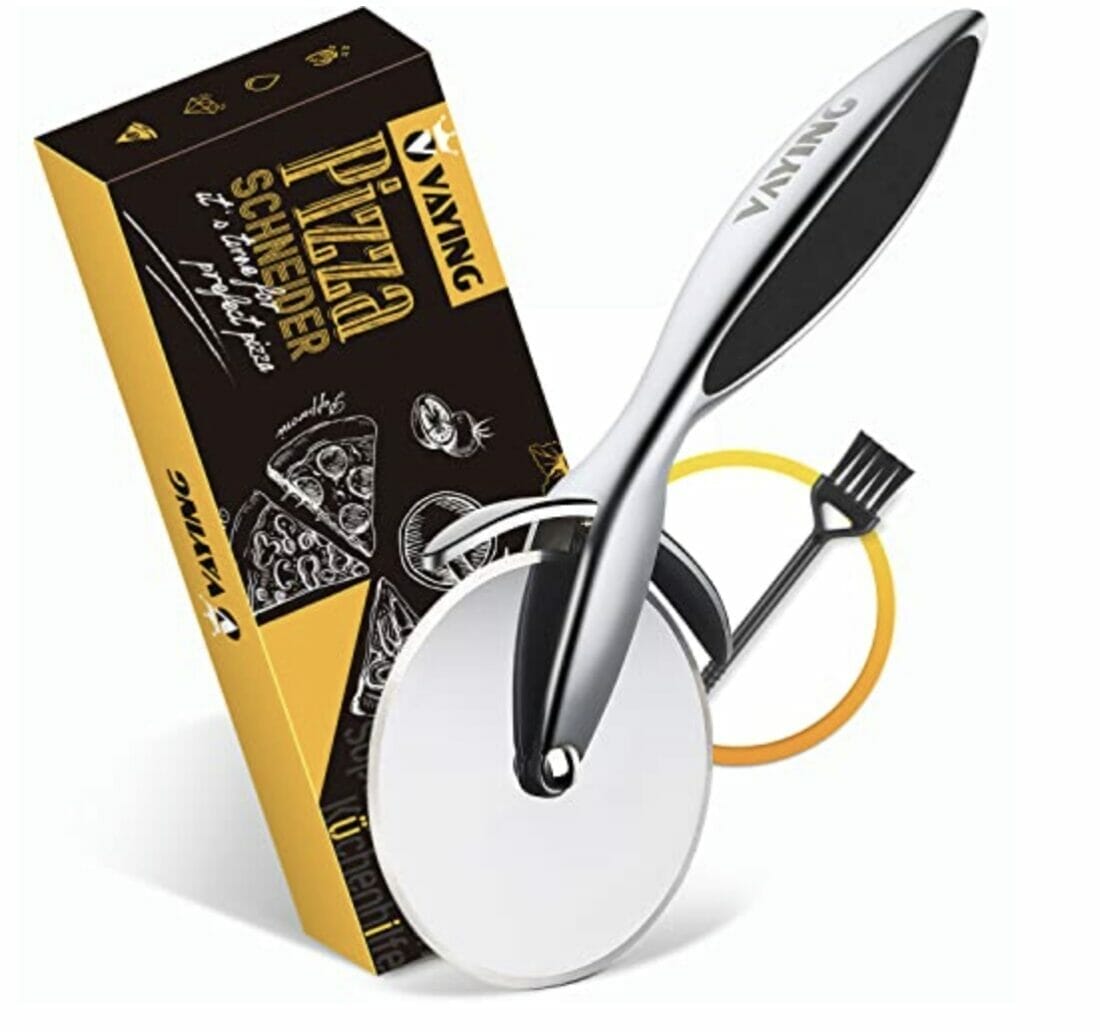 VAYING® Pizzaschneider – Profi Pizzaroller 50% Rabatt