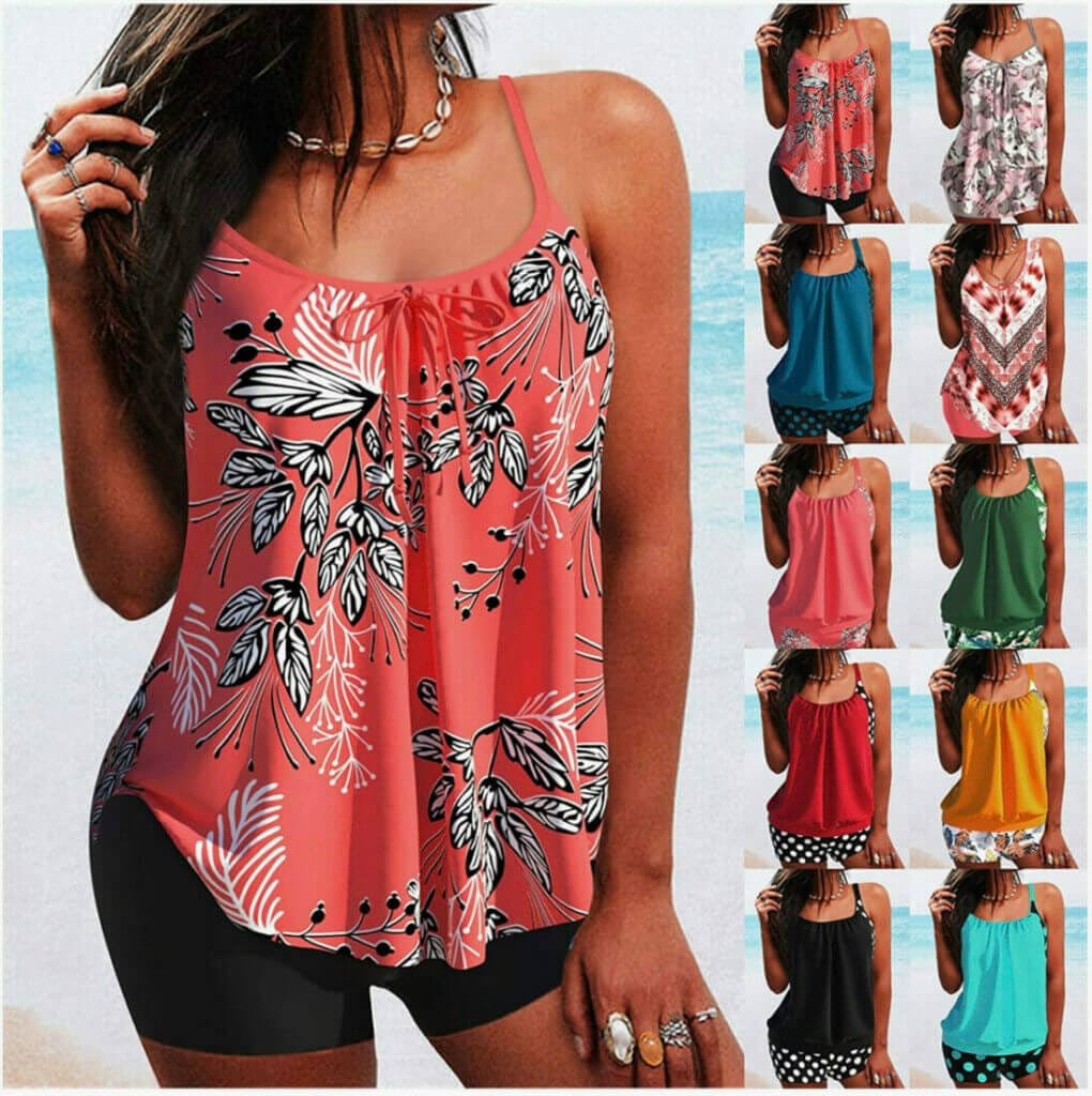 YpingLonk Tankini in verschiedenen Farben – 50% Rabatt