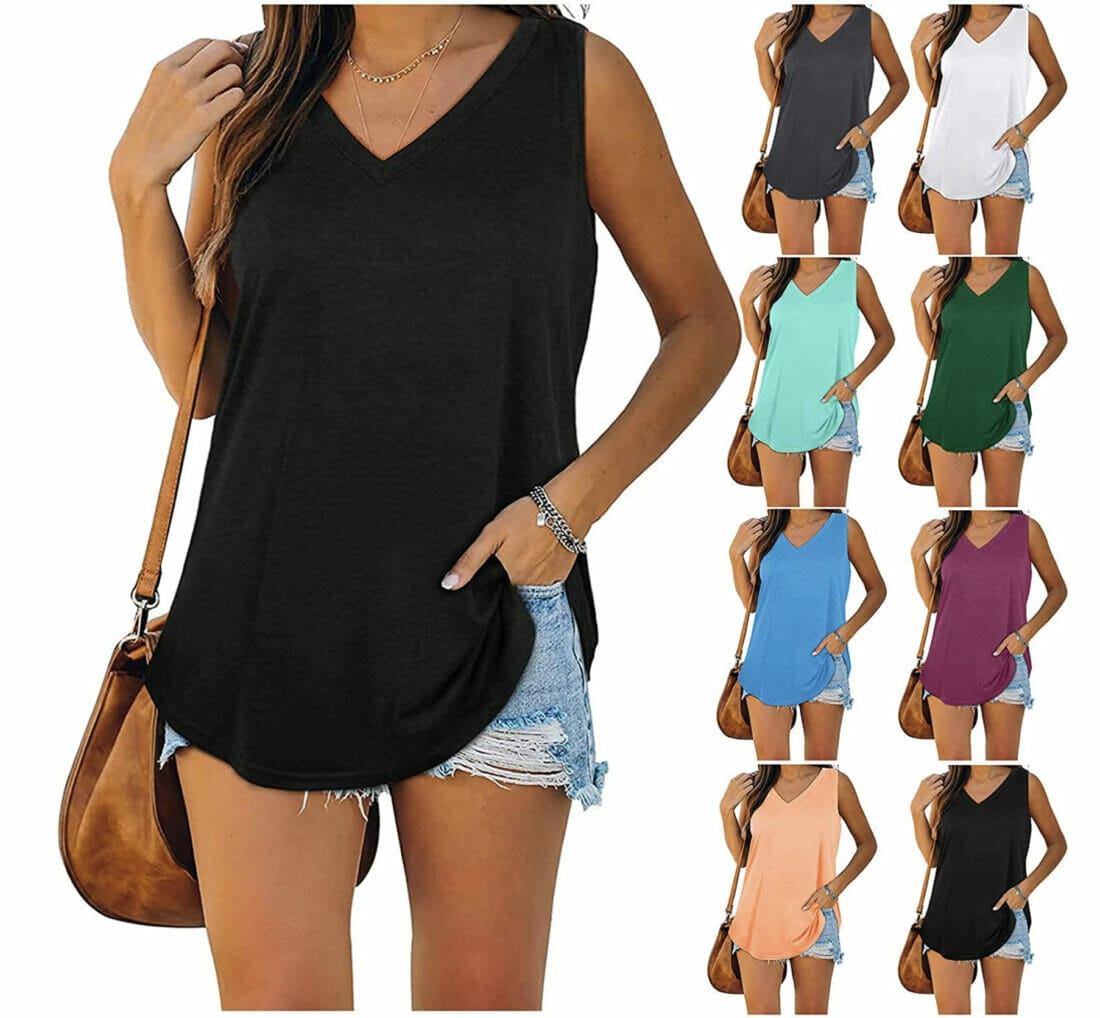 Ärmelfreie Tanktop für Frauen – 50% Rabatt