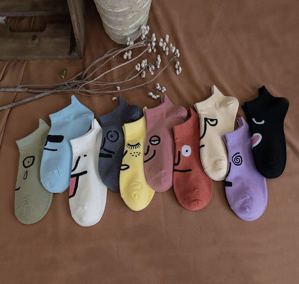 NMSLCNM Kurze Fun Socken für Damen und Herren – 70% Rabatt