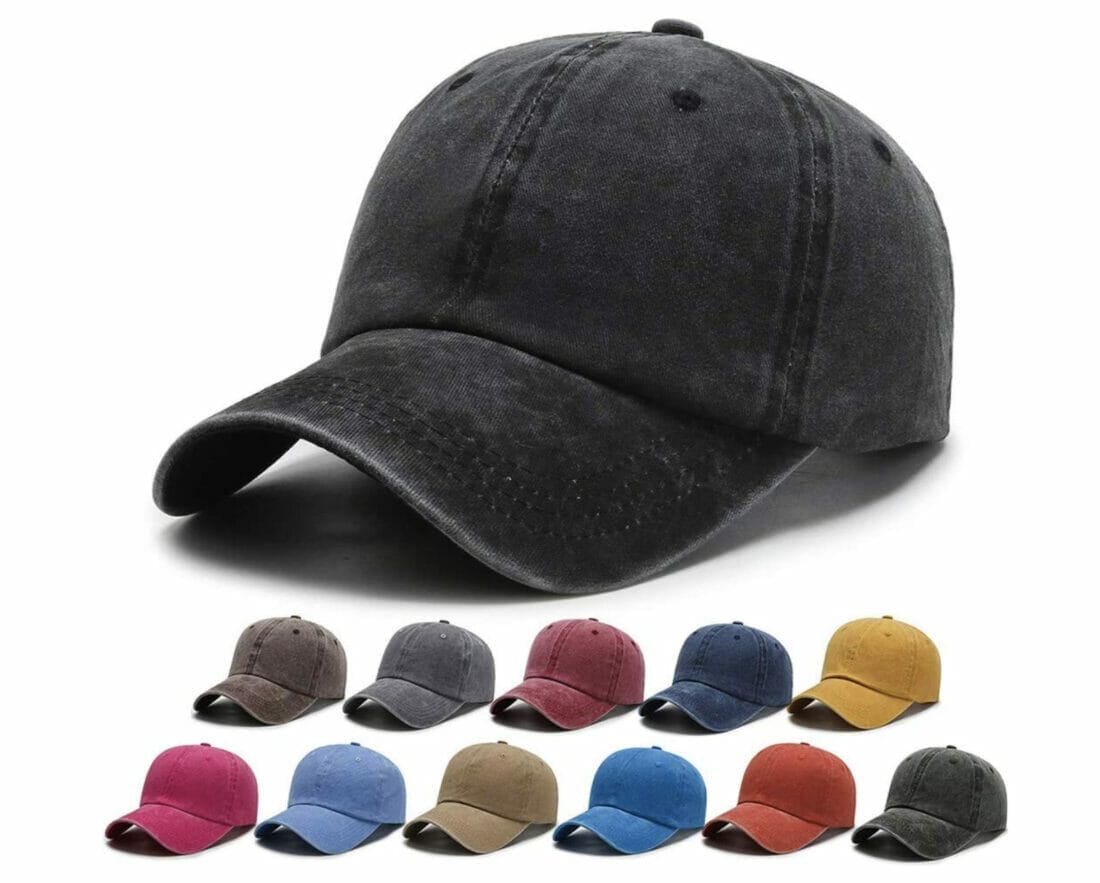 Baseballkappe in vielen Farben – 50% Rabatt