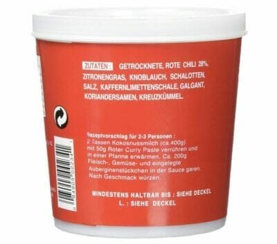 COCK Rote Currypaste 400g - 61% Rabatt 4 COCK Rote Currypaste1