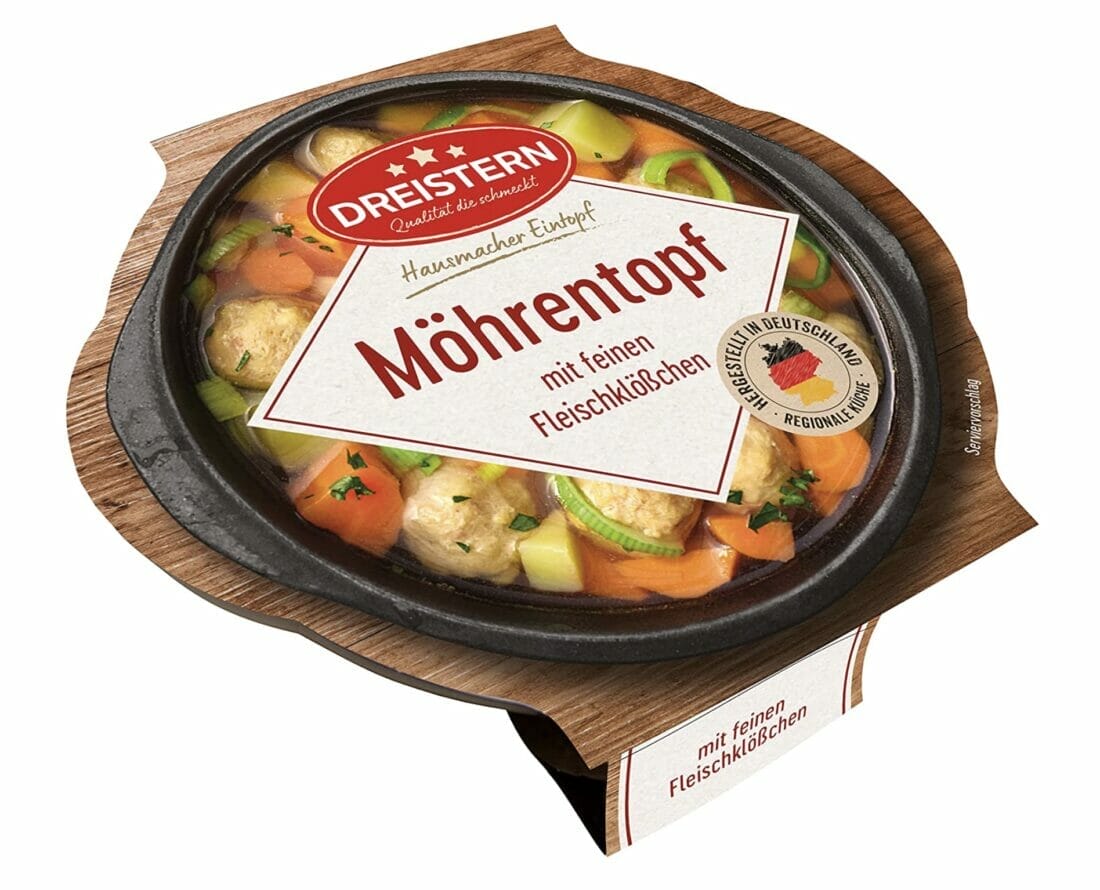 Dreistern Möhreneintopf mit Fleischklößchen 400g - 40% Rabatt