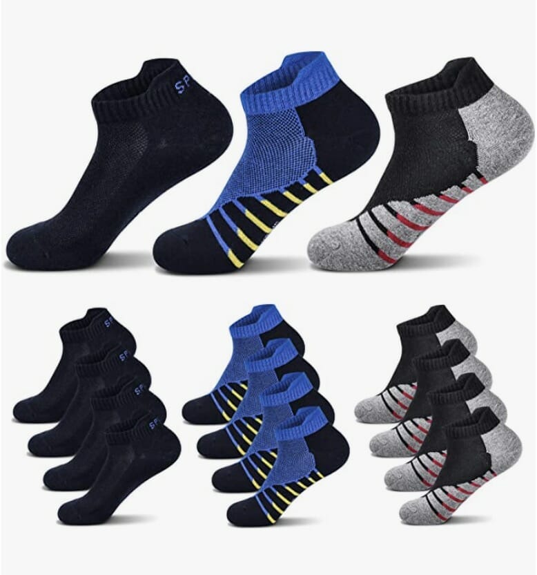 Fullluwaa Sneaker Socken im 12er Pack – 57% Rabatt