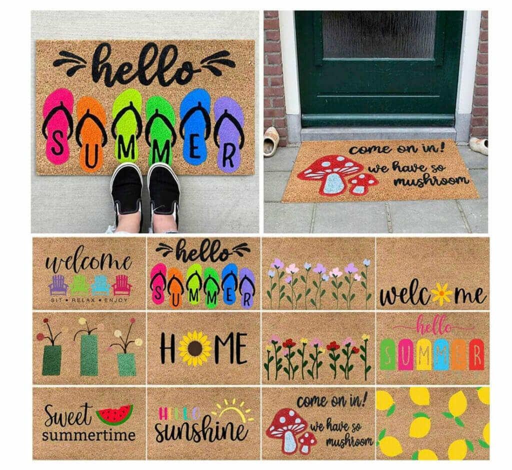 Fußmatte mit vielen Motiven – 60% Rabatt