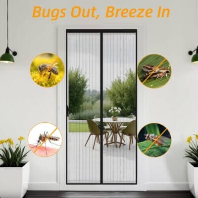 PETAFLOP magnetisches Fliegengitter für Türen - 50% Rabatt 2 PETAFLOP Fliegengitter fuer Tueren b