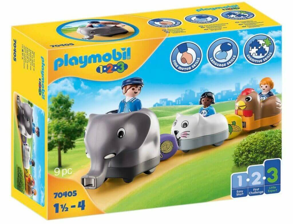 PLAYMOBIL 1.2.3 Schiebetierzug – 44% Rabatt