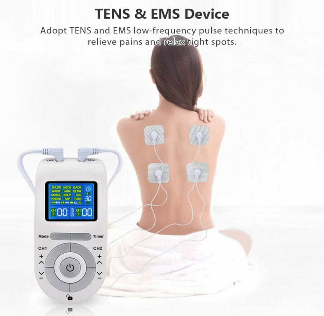 Layhou 3-in-1 EMS/TENS Gerät gegen Schmerzen – 32% Rabatt