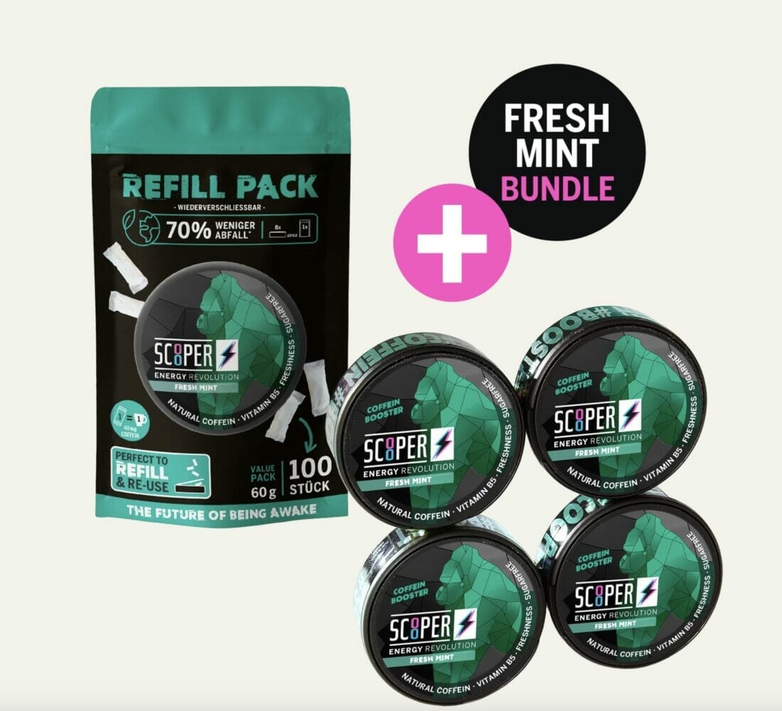 SCOOPER ENERGY FRESH MINT BUNDLE 11,80 € Rabatt