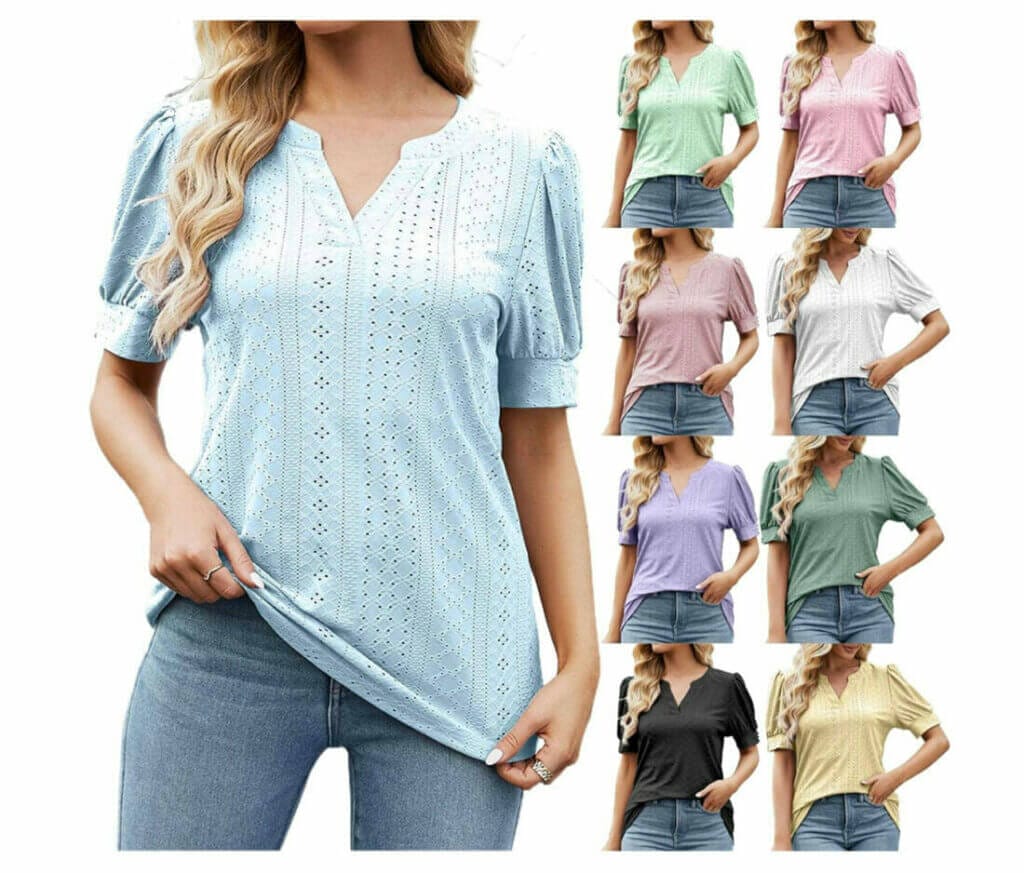 pvucpot Damen T-Shirt – 50% Rabatt