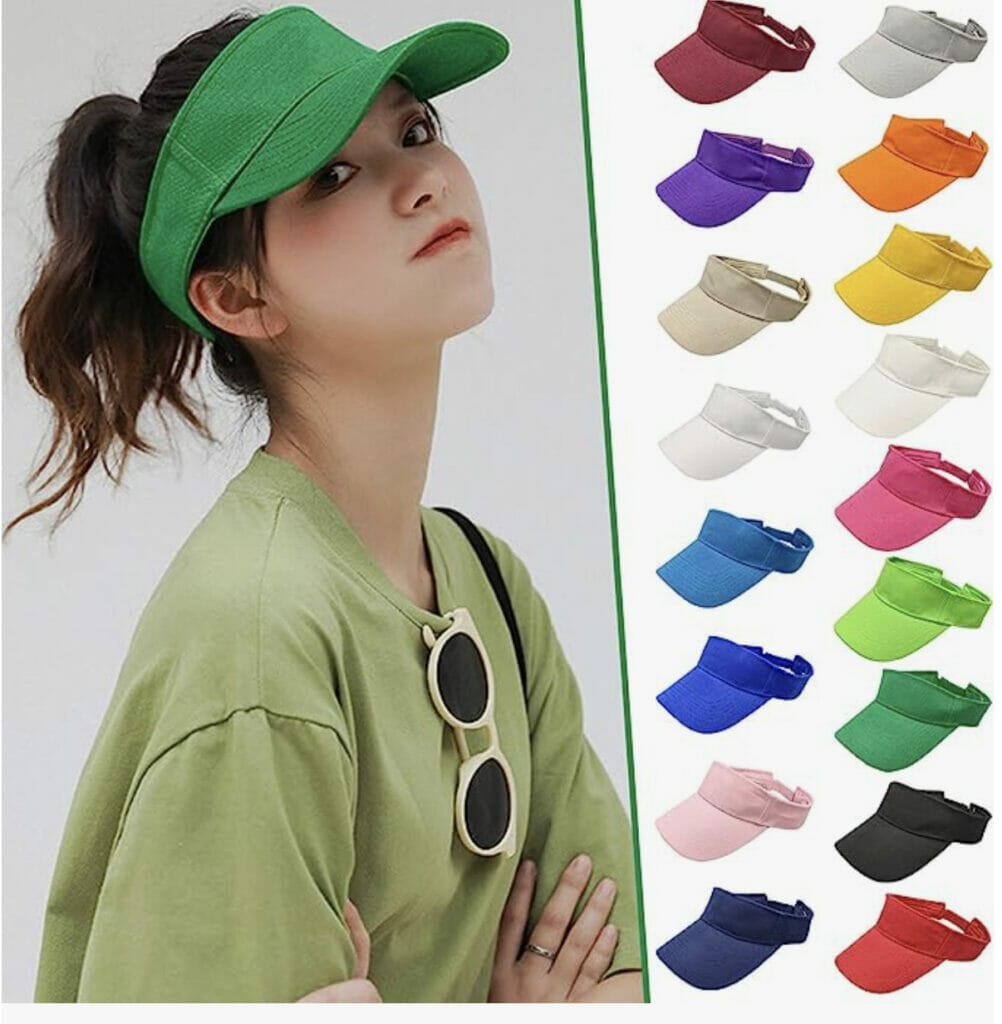 Damen Visor Sonnenkappe – 60% Rabatt