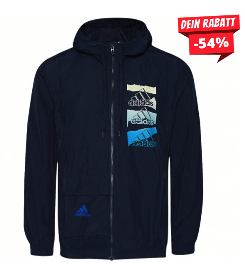 adidas Essentials Brandlove Herren Windbreaker – 54% Rabatt