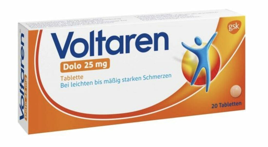 Voltaren Dolo 25 mg 20 überzogene Tabletten – 30% Rabatt