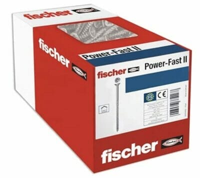 fischer PowerFast II CZP 4,5 x 60, Spanplattenschraube