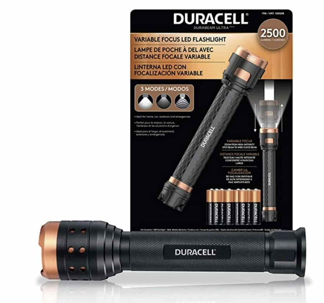 Extrem helle LED Taschenlampe, 2500 Lumen mit 3 Modi – 50% Rabatt