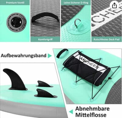 ANCHEER Aufblasbares Stand Up Paddle Board