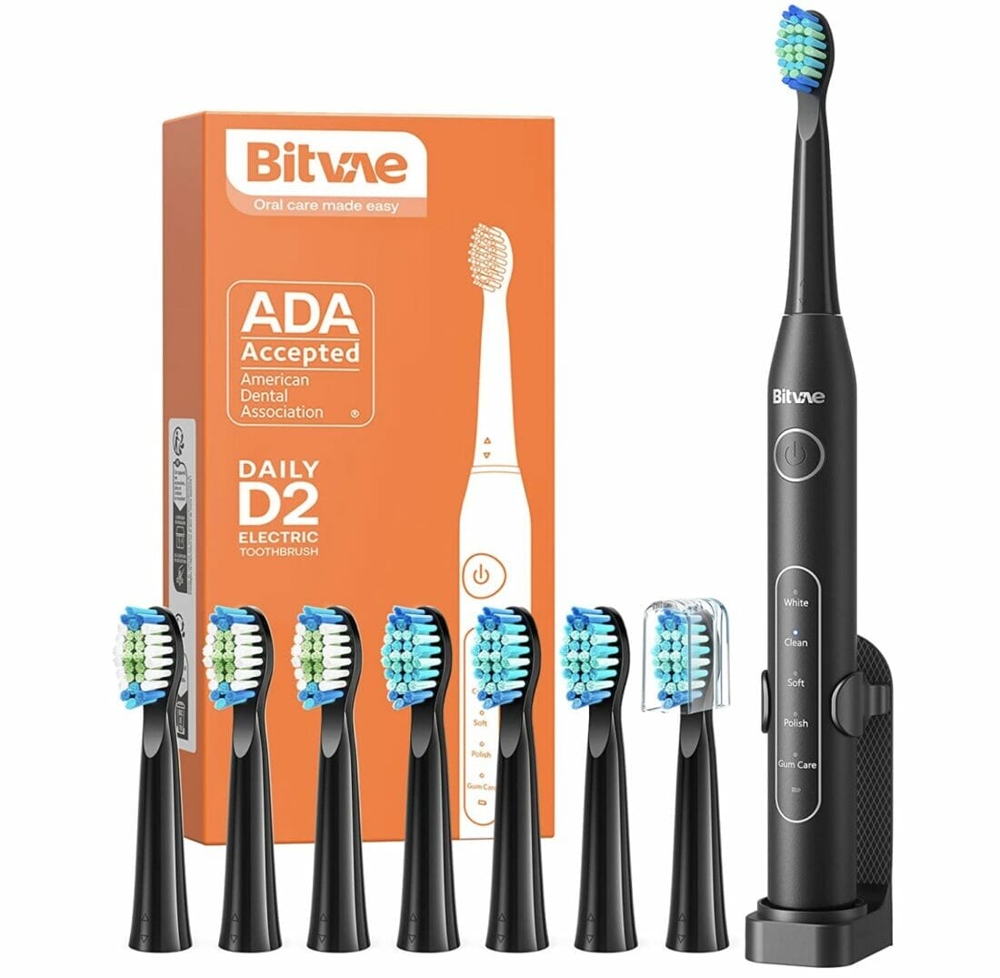 Bitvae D2 elektrische Zahnbürste – 46% Rabatt