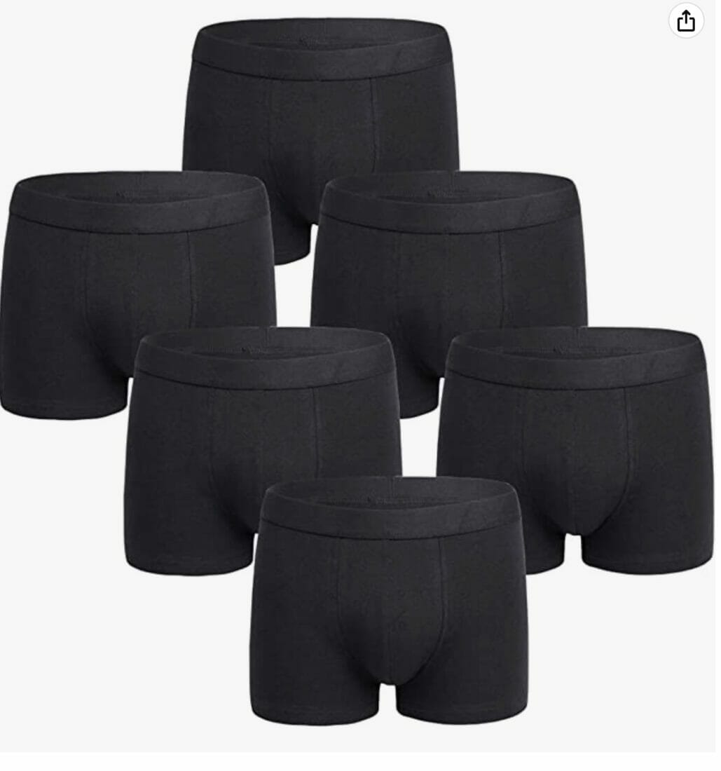 DUOROUPUTAO Boxershorts für Herren im 6er-Pack – 50% Rabatt