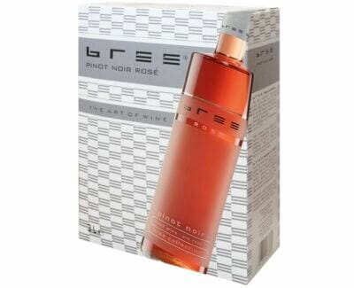 Bree Pinot Noir Rosé feinherb: Fruchtiger Genuss aus Deutschland, 3L Bag-in-Box. Perfekt für Obstdesserts.