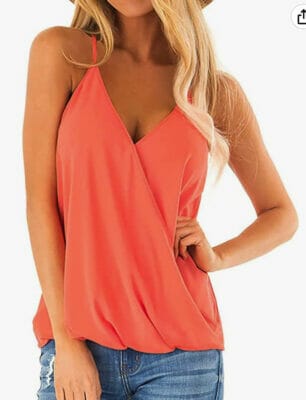 Damen Camisole Aermellos