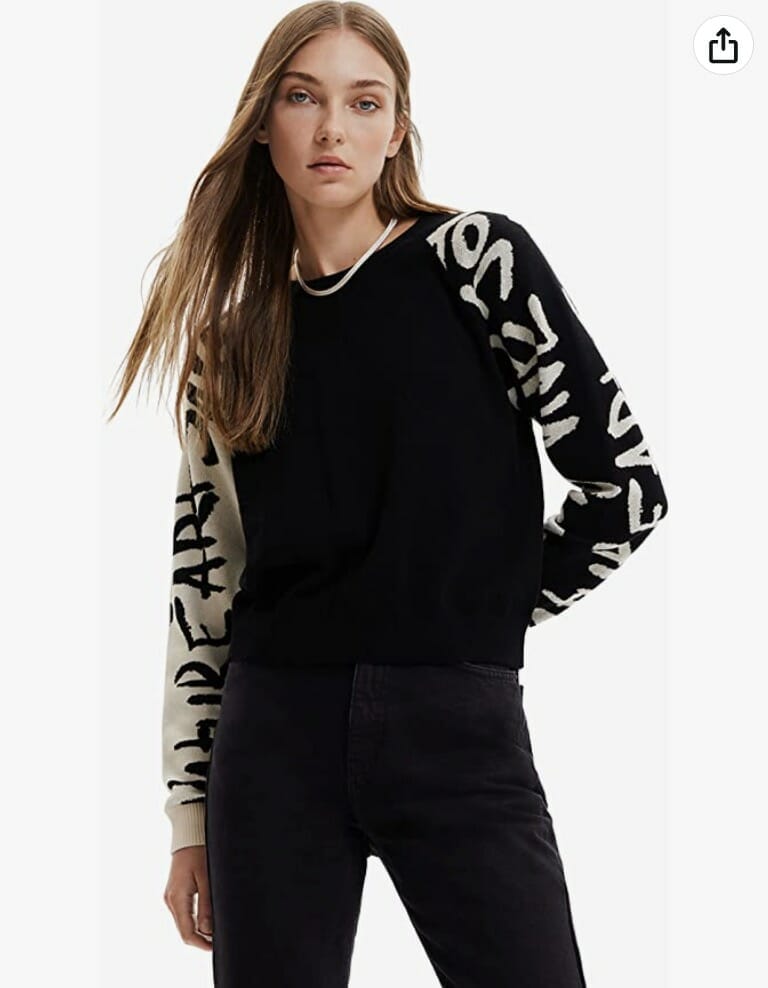 Desigual Damen Pullover Sweater – 41% Rabatt