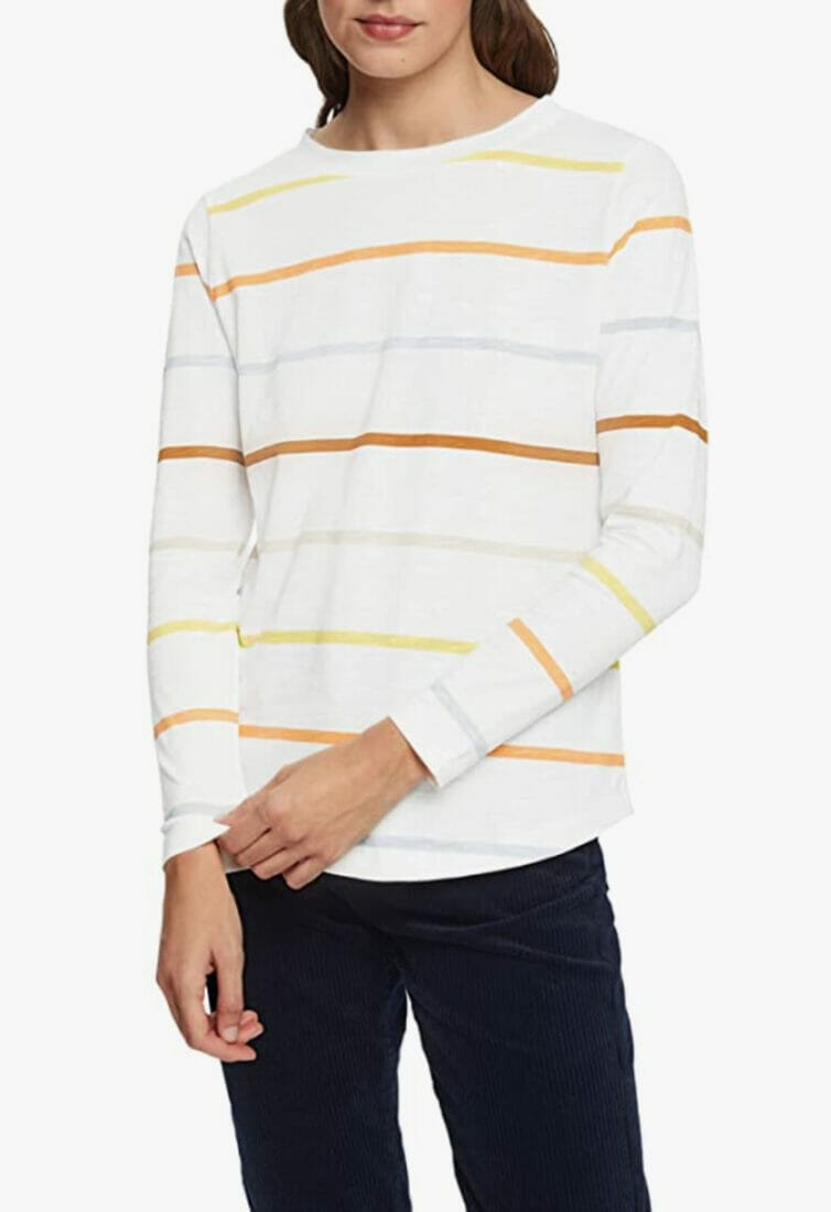 ESPRIT Longsleeve mit Streifen – 38% Rabatt